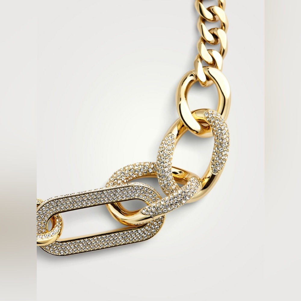 Swarovski Large Dextera Octagonal Link Necklace - image 7